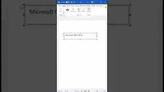 MS Word Text Direction 