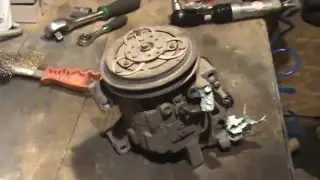Replacing the compressor bearing NISSAN X-TRAIL