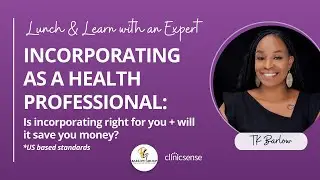 Incorporating As A Health Professional