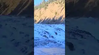 Beautiful Bow Falls in Alberta Canada