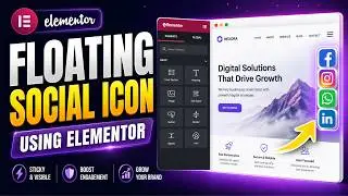 How to Add Floating Sticky Social Icons in WordPress Elementor | Elementor Tutorial & Tips