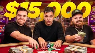 $15,000 HIGH ROLLER Blackjack with TheGoobr in Vegas…