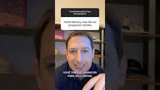 #shorts Tenho delivery, mas não sei prospectar clientes.