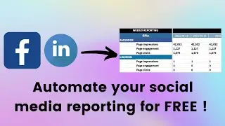 Automate your social media reporting with Integromat/Make and Google Sheets (Facebook + LinkedIn)