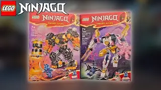 Lego Ninjago Live Build - Cole's and Sora's Elemental Mechs