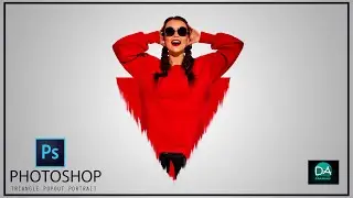 TRIANGLE POPOUT PORTRAIT IN PHOTOSHOP | PHOTOSHOP TUTORIAL