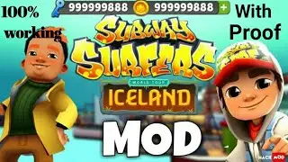 Subway Surfers Hacked (Iceland) || Unlimited Coins and Keys || DARKSTAR