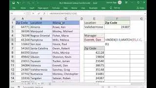Using INDEX and MATCH to Lookup Values in Range of Cells