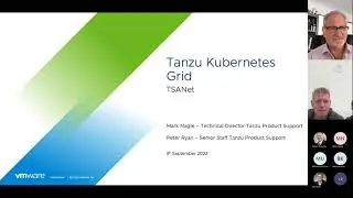 VMware Tanzu Kubernetes Grid Product:  Overview and debug