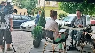 Я в передаче Репортер рассказываю о Блогах и Фотографии.