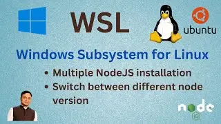 Install multiple NodeJS versions in WSL ubuntu | Switch between different NodeJS version