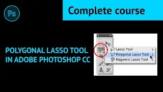 Polygonal Lasso Tool in Adobe Photoshop CC