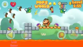 pop's world - running game | Level 1-55 | 
