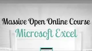 Add Row or Column of Numbers & Autosum Formula in Excel MOOC