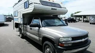 (Sold) HaylettRV.com - 2000 Chevy 2500 and Lance Squire LS4000 Pickup Truck Camper Package Deal!