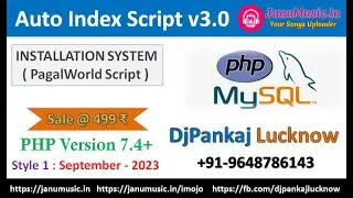 PagalWorld Script - Auto Index v3.0 - 2023 || Latest PHP Version 7.4 || DjPankajLucknow || JanuMusic