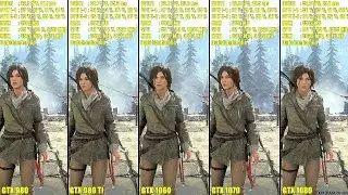 GTX 1080 Vs GTX 1070 Vs GTX 1060 Vs GTX 980 TI Vs GTX 980 Rise Of The Tomb Raider FPS Comparison
