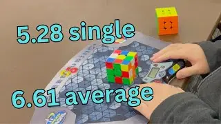 5.28 3x3 single and 6.61 3x3 average PRs | Space City Winter 2024