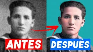 Como Arreglar FOTOS ANTIGUAS con el Teléfono ? / Recuperar Calidad y Color de Rostros