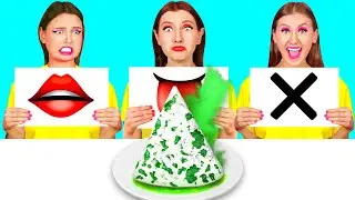 काटने, चाटना, या कुछ भी नहीं चुनौती | महाकाव्य भोजन लड़ाई HAHANOM Challenge