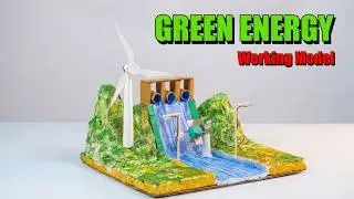 Green energy science project | Renewable energy working model | Genius Theory
