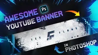 Awesome Photoshop GFX Youtube Banner Tutorial | Speed Art