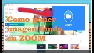 Como poner imagen fondo de tu camara prendida en ZOOM (EXPLICACIONES)