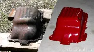 Saving a rusted oil pan