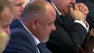 Фрагмент заседания при Губернаторе края по вопросу развития Тугуро-Чумиканского района