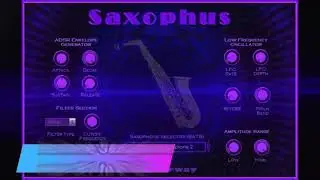 Virtual Baritone Saxophone VST VST3 Audio Unit EXS24 KONTAKT. Saxophus Preset #7/#8 Baritone Sax VST