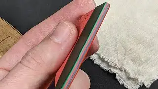 Buttero - цветной урез. Кожа растительного дубления 🇮🇹
