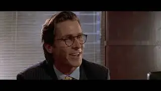American Psycho but everyone is comparing dick pics