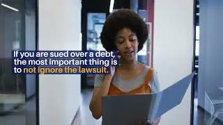 What to do if you are sued over a debt