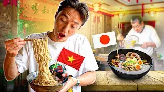 Japansk Vs. Vietnamesisk Nudelsuppe