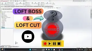 LOFT BOSS AND LOFT CUT IN SOLIDWORKS | SOLIDWORKS TUTORIALS  |  AMEC CAD SOLUTIONS