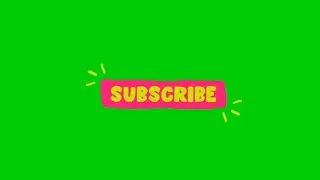 ✅Subscribe Green Screen | Subscribe And Like Button Green Screen | Green Screen Dezine