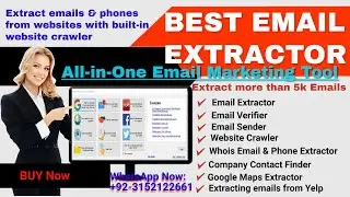 How to Scrape| Extract Emails |Bulk Email Website | Letsextract email studio| Bulk Email Verified