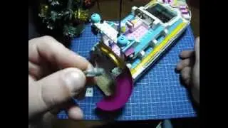 Настольные игры - LEGO Friends Круизный лайнер (распаковка и готовый лайнер)