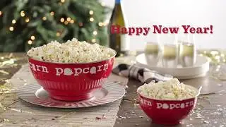 New Year's Eve Truffle Parmesan Popcorn