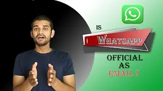 Is Whatsapp official / Can whatsapp replace Email ? /Contract made on Whatsapp is Vaild ? /by Gaurav