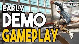 Tony Hawk's Pro Skater 1 And 2 Remake - Early Warehouse Demo Gameplay!