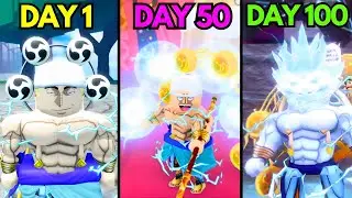 Spending 100 Days as LIGHTNING GOD ENEL in Fruit Battlegrounds...(Roblox)