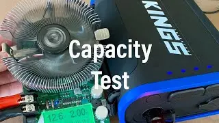Kings 24ah lifepo4 portable power pack capacity test. 