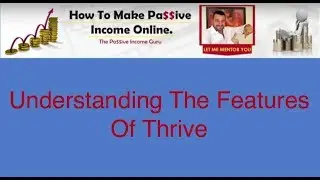 5 Understanding The Features Of Thrive