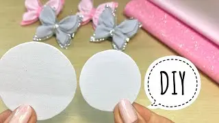 🤩 Бабочки из фоамирана Своими руками Заколки из фоамирана