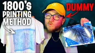 Internet Dummy Tries 1800s Printing Technique