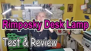 Review - Rimposky Desk Lamp with Remote, 3 Swing Arms LED Clamp Sewing Desk Light, 24W Bright