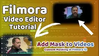 Add Mask to Videos | Custom Masking in Filmora 12 | Filmora Video Editor Tutorial In Urdu & Hindi