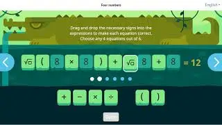 FOUR NUMBERS (CLASS 6) FULL SOLUTION-EASY / BRICSMATH MAIN ROUND 2020