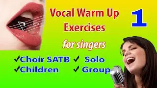 Vocalization 1 | Vocal Warm ups | Voice Lesson | Choir Vocalization |